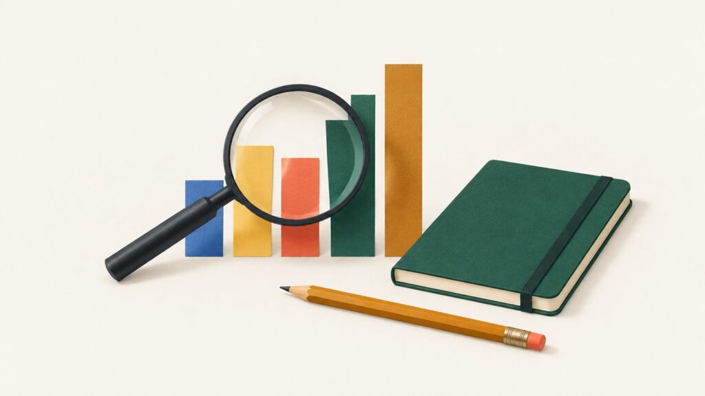 Illustration: How to see Pinterest keyword search volumes without running an ad